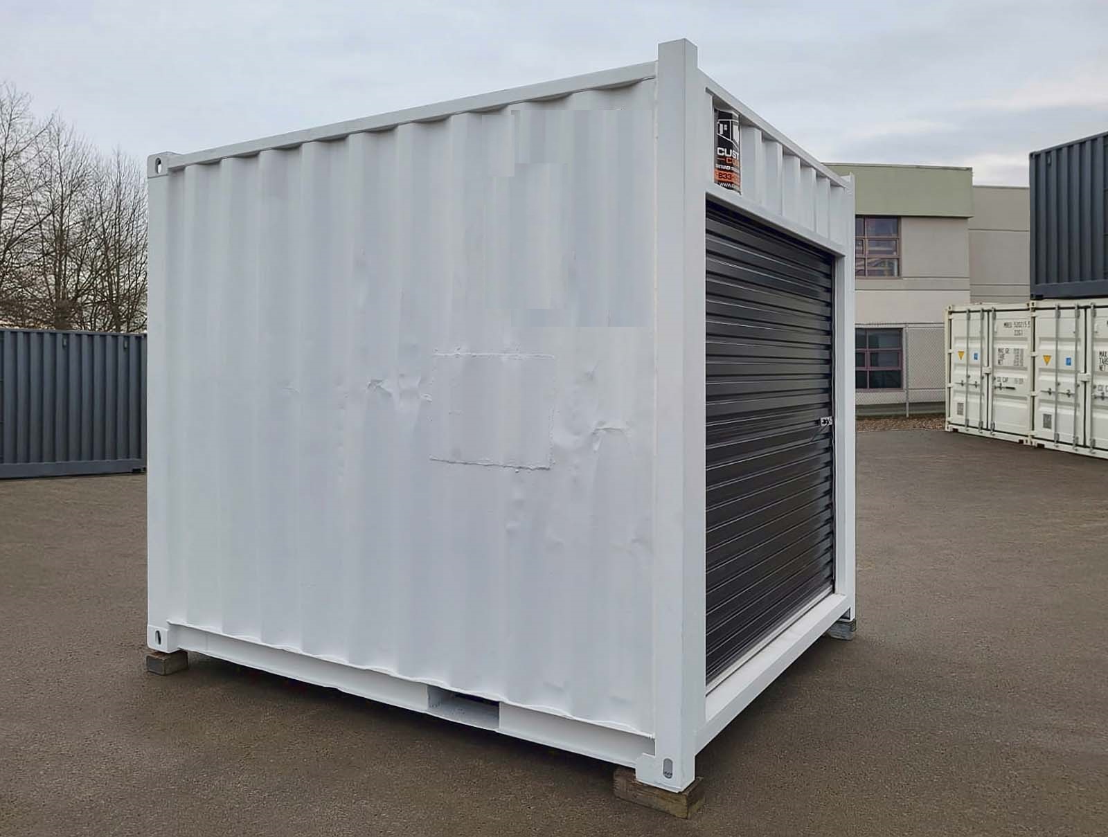 10&rsquo; &ldquo;Cut Down&rdquo; Used Container + Rollup - Container Express Services PTY LTD