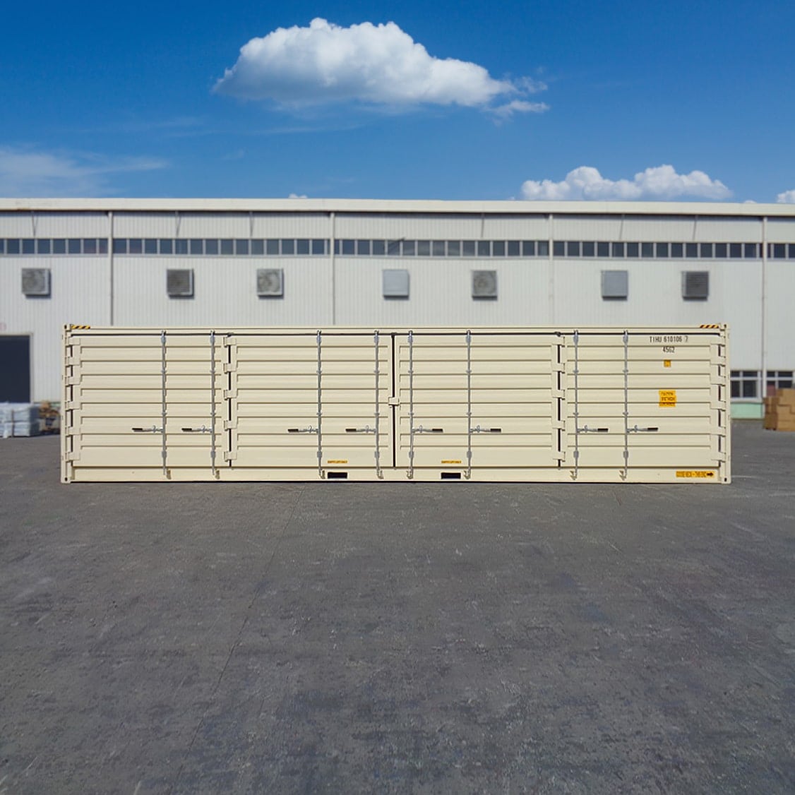 40&rsquo;HC New (1-trip) &ldquo;Openside&rdquo; Shipping Container - Container Express Services PTY LTD