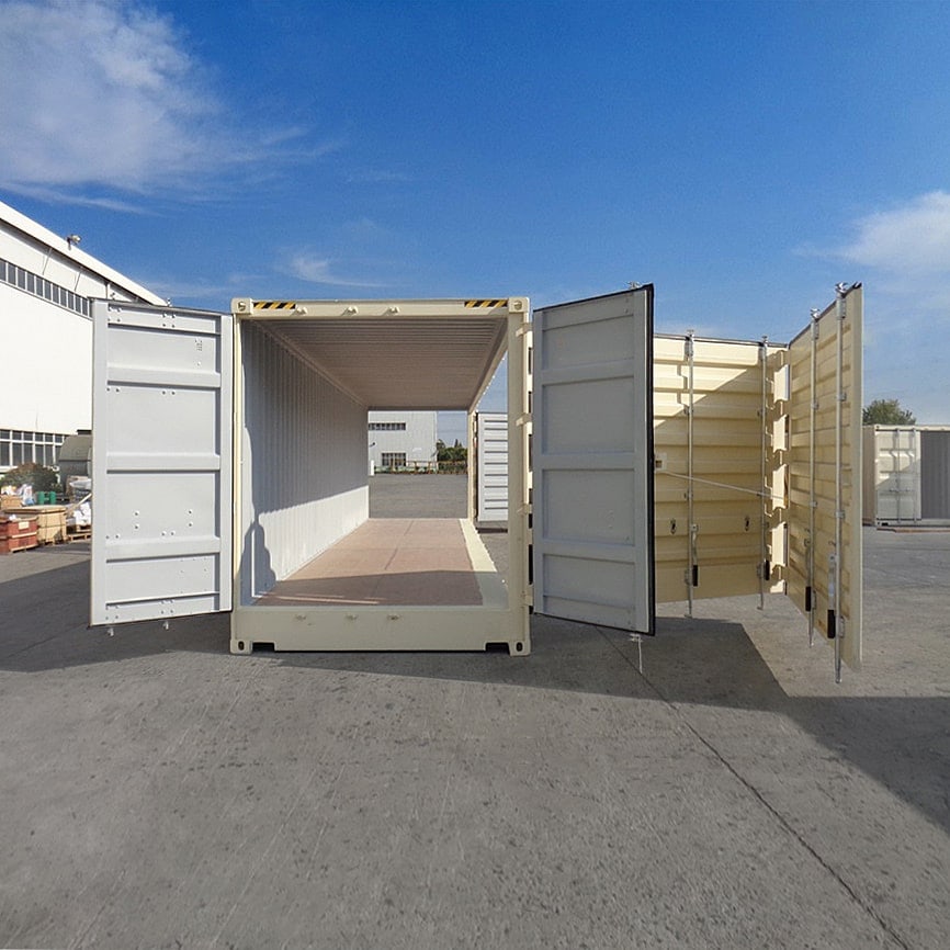 40&rsquo;HC New (1-trip) &ldquo;Openside&rdquo; Shipping Container - Container Express Services PTY LTD