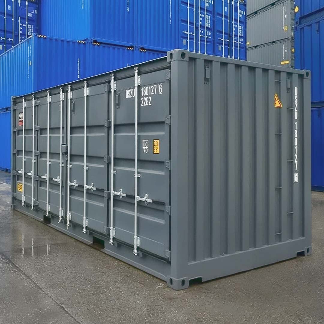 20&rsquo; New (1-trip) &ldquo;Openside&rdquo; Shipping Container - Container Express Services PTY LTD