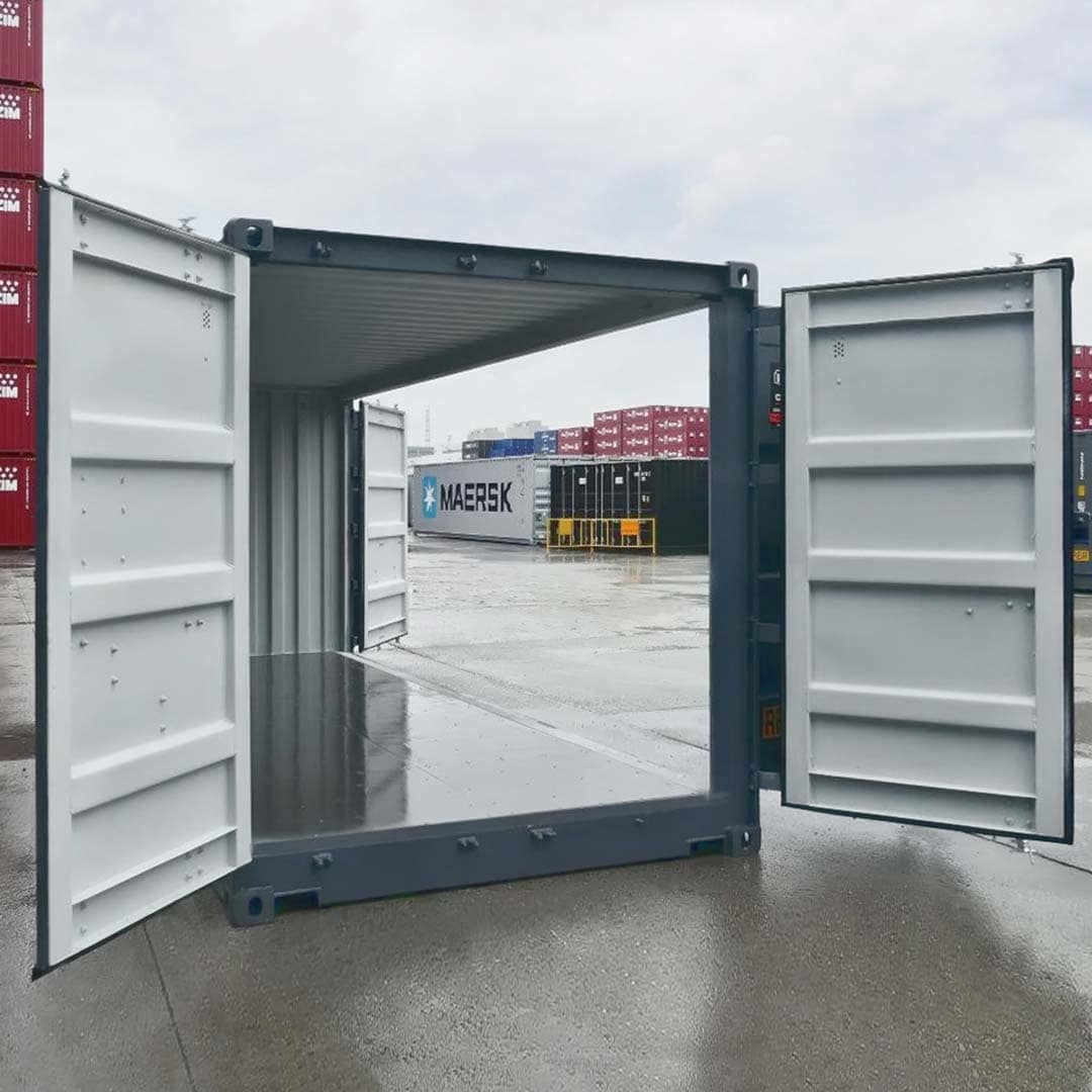 20&rsquo; New (1-trip) &ldquo;Openside&rdquo; Shipping Container - Container Express Services PTY LTD