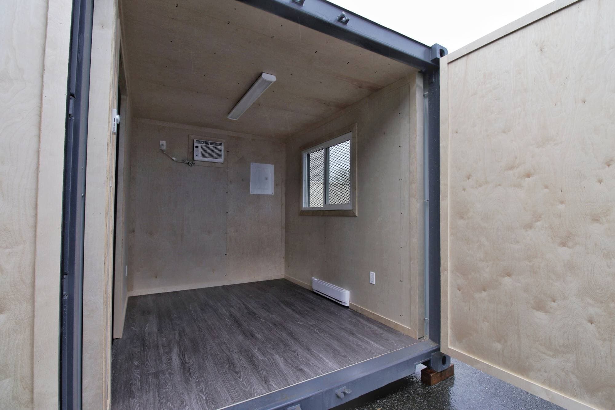 10&rsquo; Office CUBE &ndash; Wood Finished - Container Express Services PTY LTD