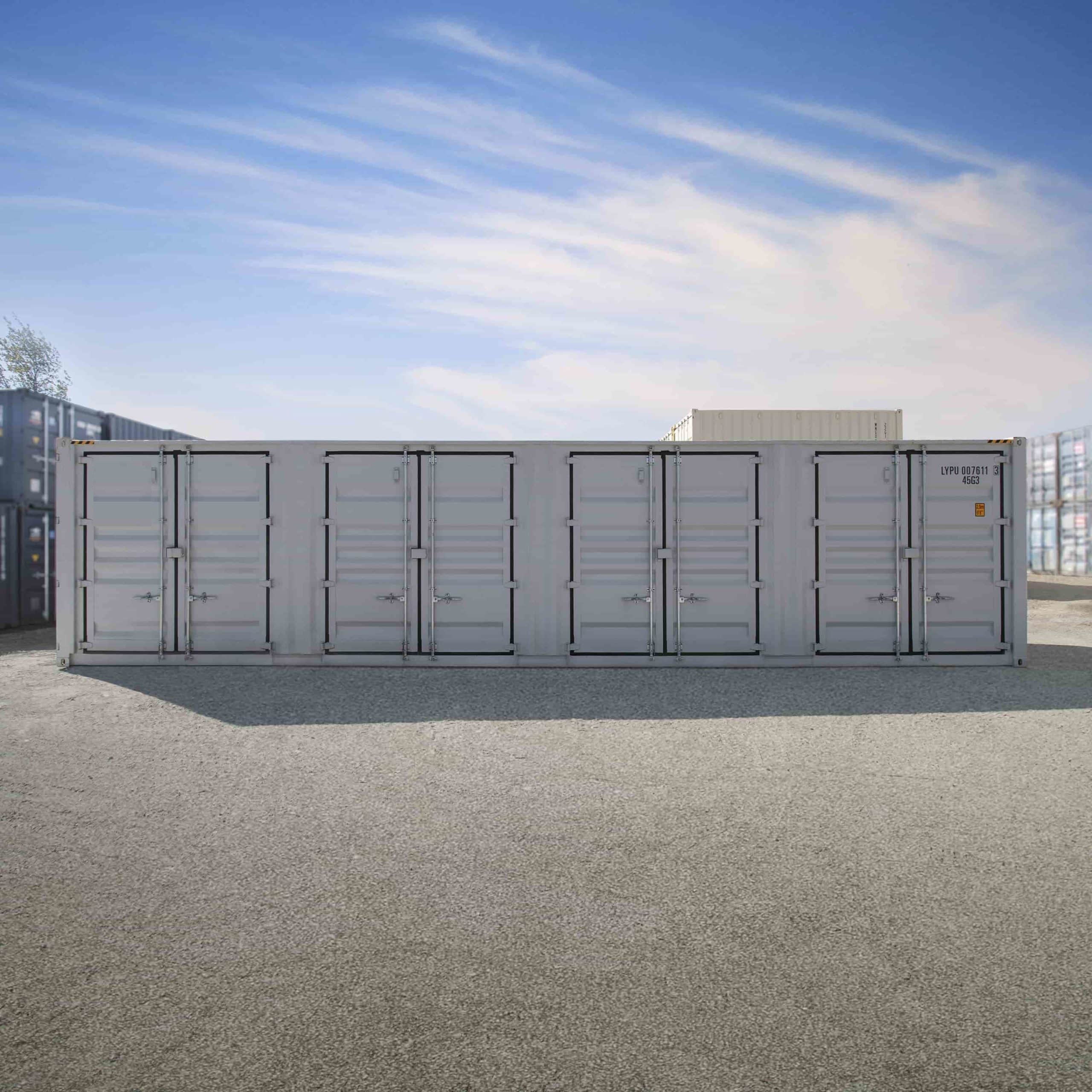 40&rsquo;HC New (1-trip) Shipping Container with 4 x Side Doors - Container Express Services PTY LTD