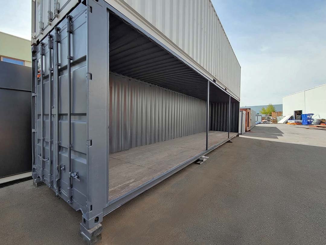 40&rsquo;HC Used &ldquo;Open Face&rdquo; Shipping Container - Container Express Services PTY LTD