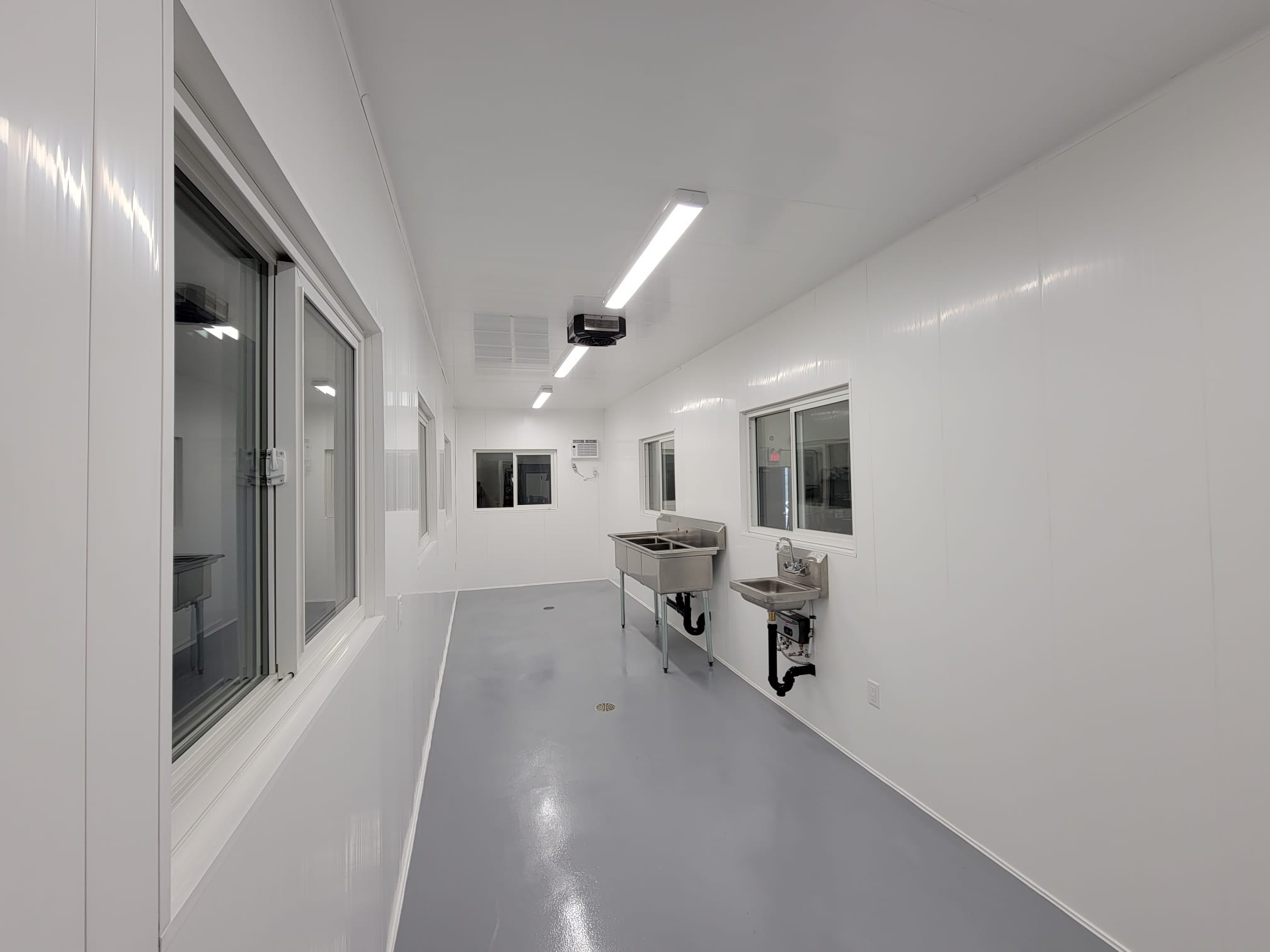 Food Processing Unit With Walk in Cooler - Container Express Services PTY LTD