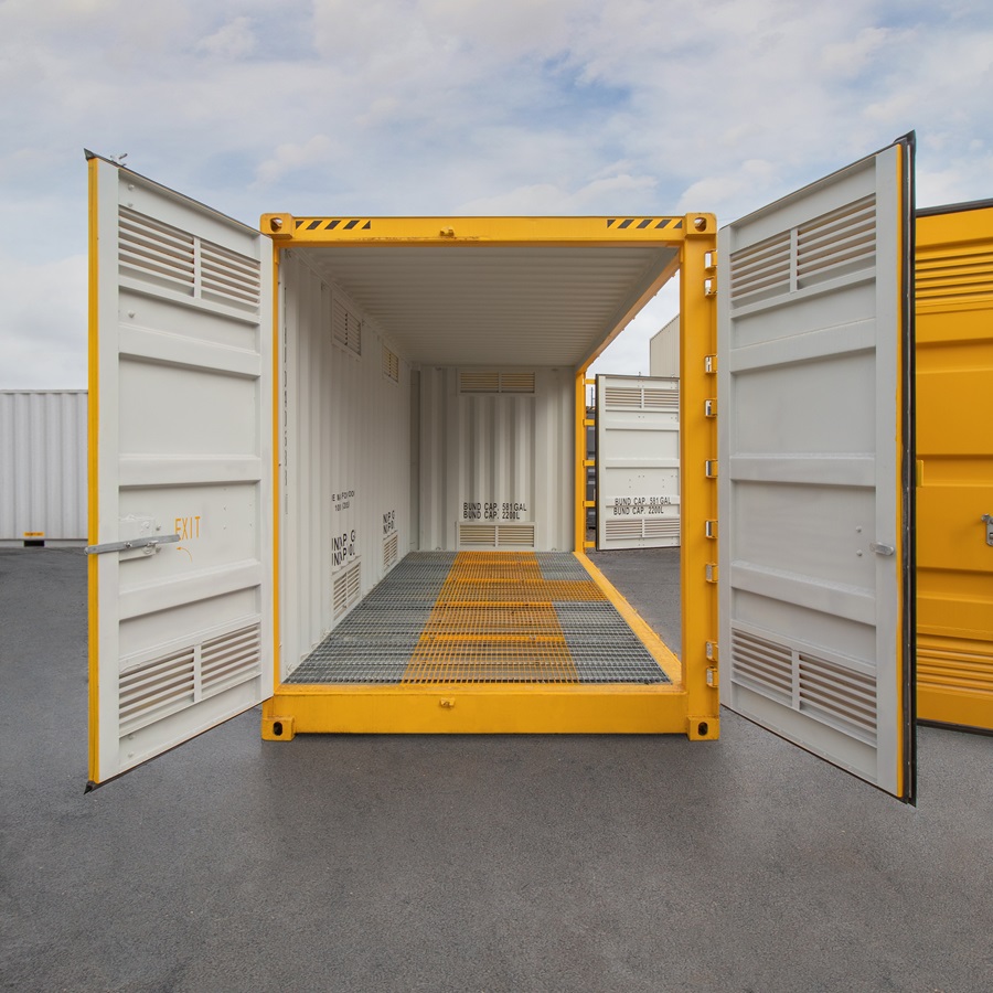 20&rsquo;HC Openside Containment Cube - Container Express Services PTY LTD