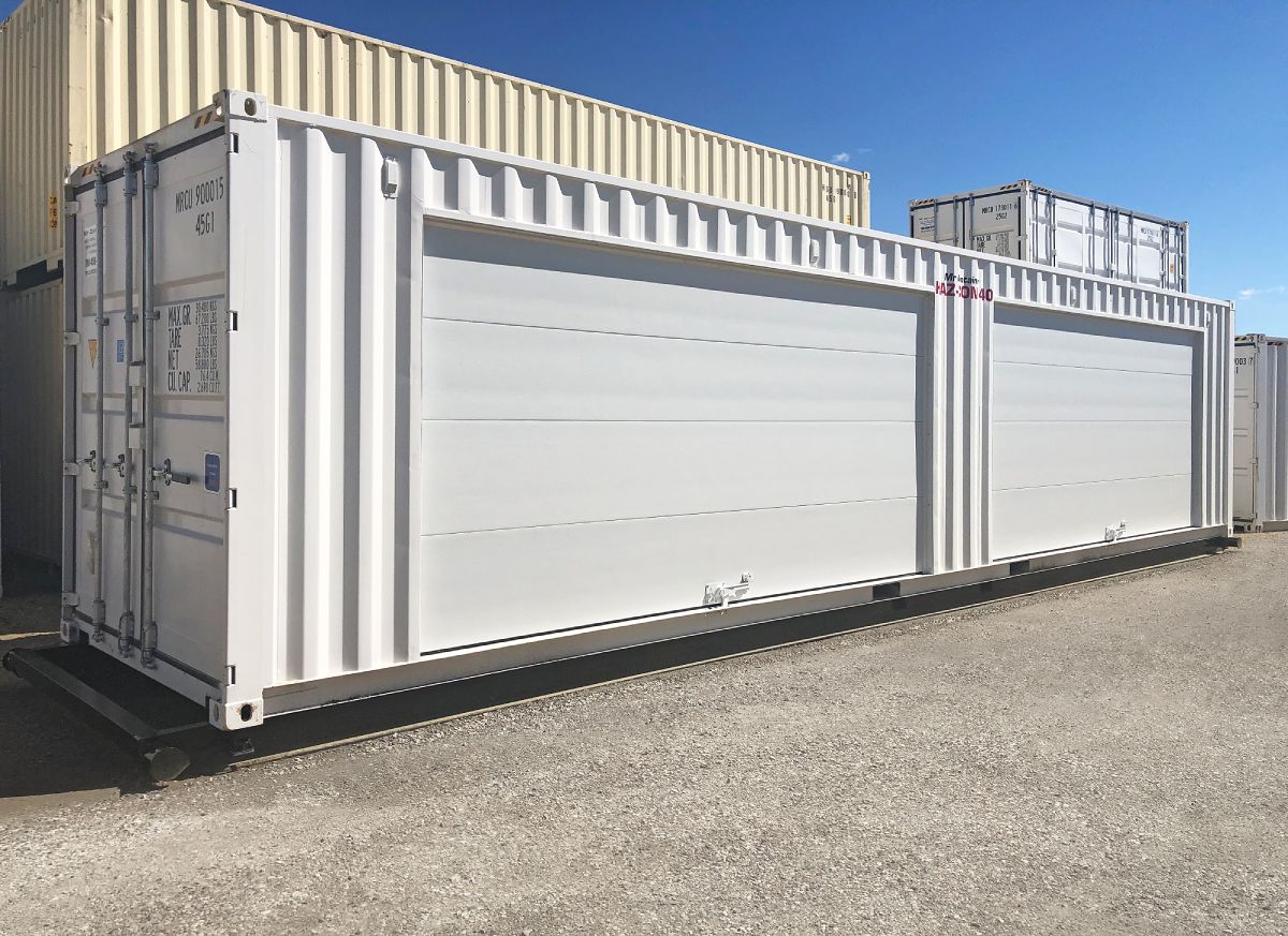 40&rsquo;HC HAZCON Containment unit w/ Overhead doors - Container Express Services PTY LTD