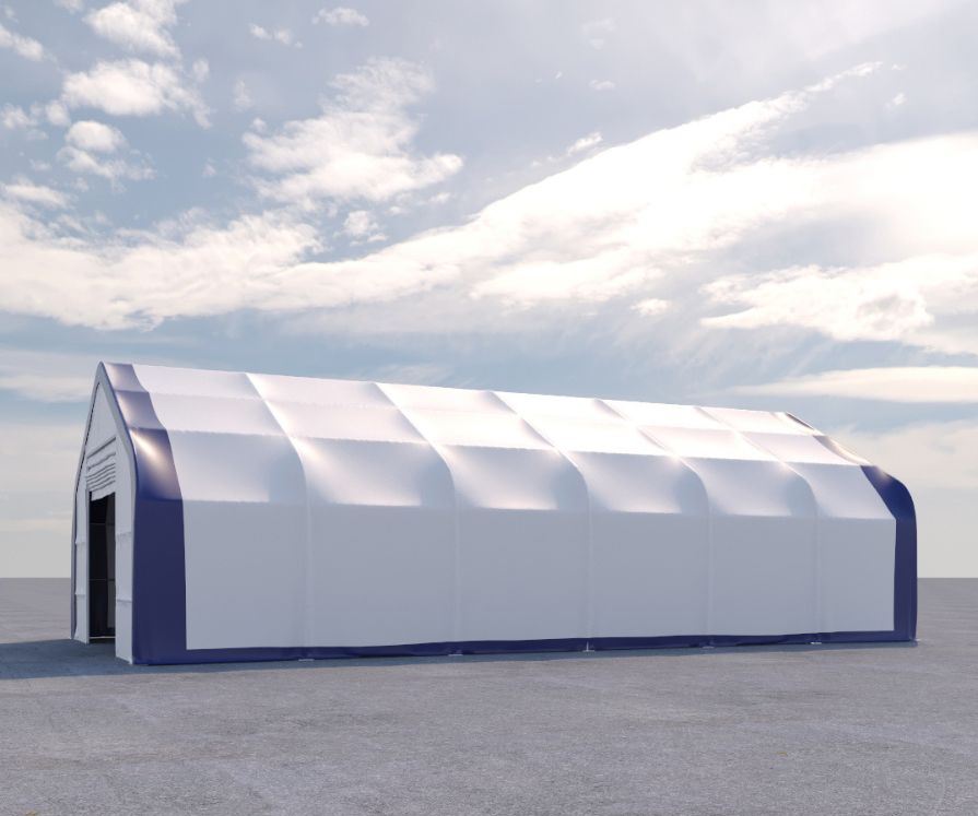 Dual Truss Storage Shelter (30&prime; x 60&prime; x 20&prime;) - Container Express Services PTY LTD