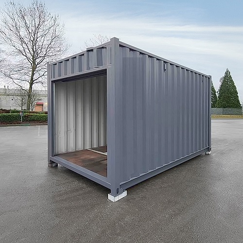 15&prime; &ldquo;Cut Down&rdquo; Used Container + Rollup - Container Express Services PTY LTD