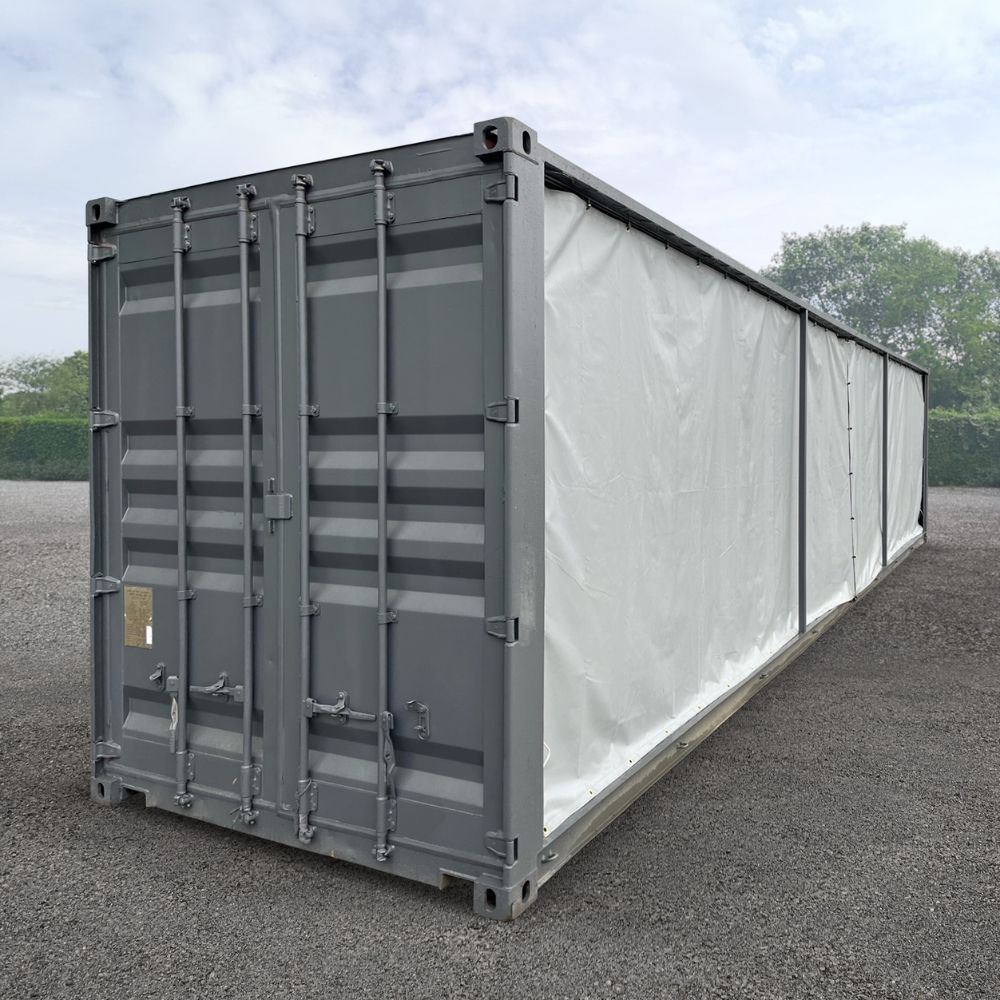 40&rsquo;HC Open-Face w/Tarp System - Container Express Services PTY LTD