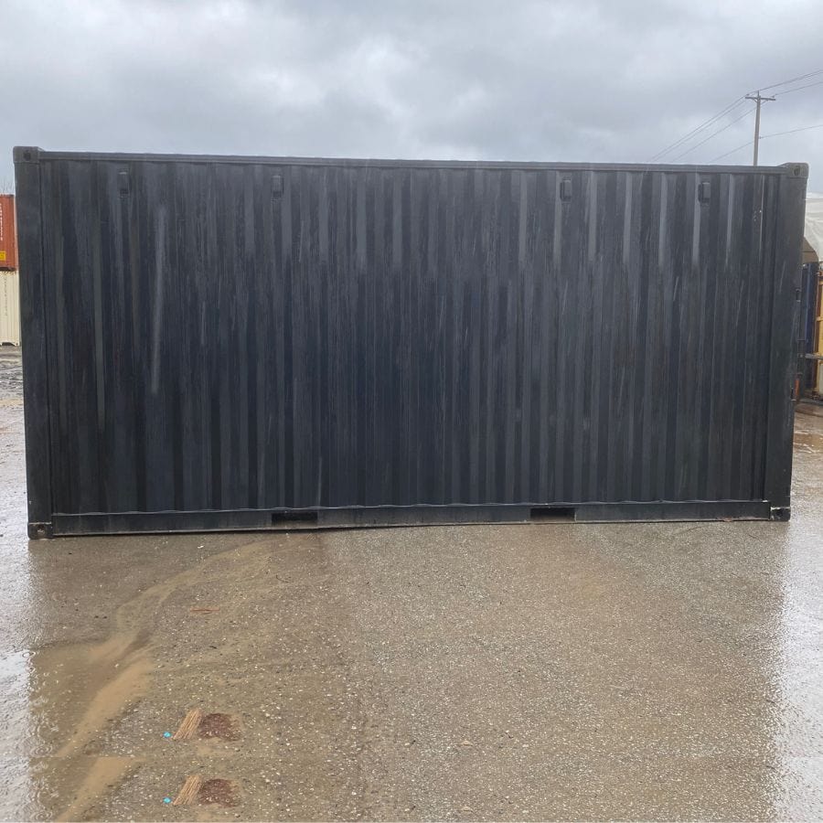 20&rsquo;HC New (1-Trip) Shipping Container &ndash; Painted Black - Container Express Services PTY LTD