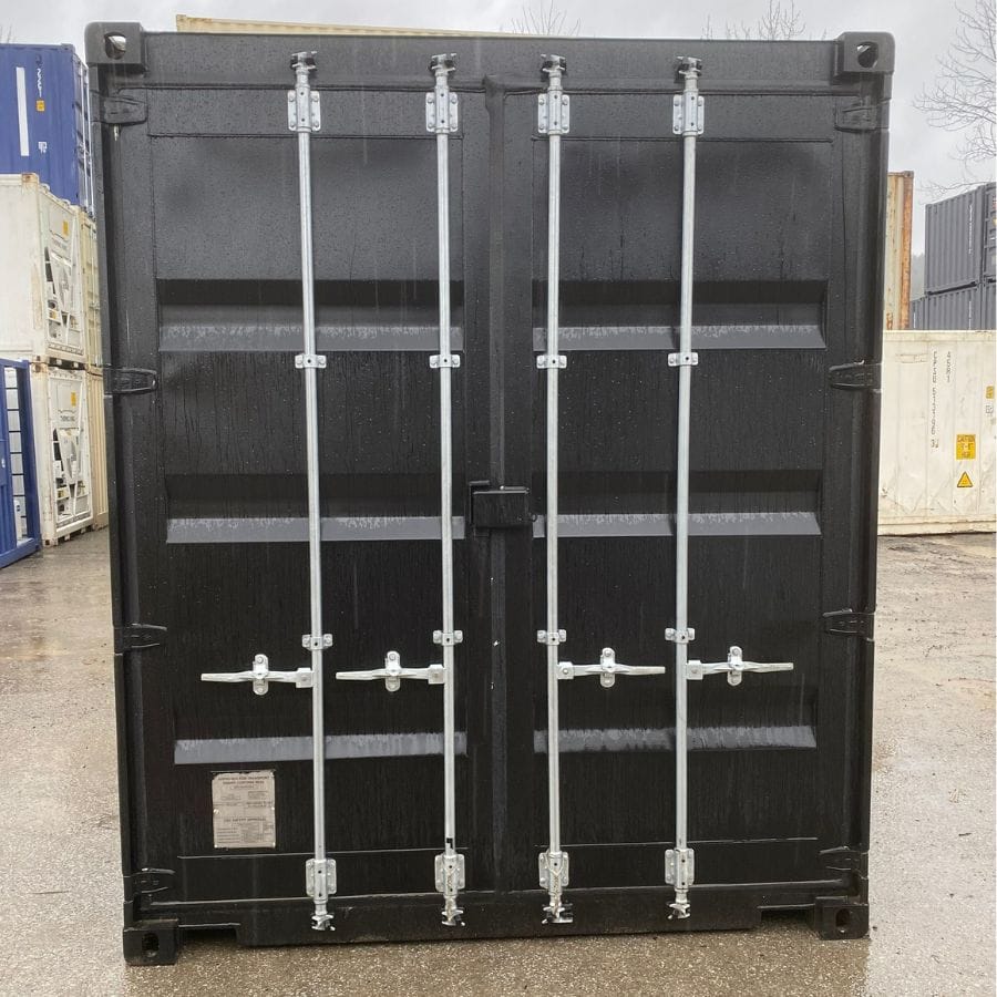 20&rsquo;HC New (1-Trip) Shipping Container &ndash; Painted Black - Container Express Services PTY LTD