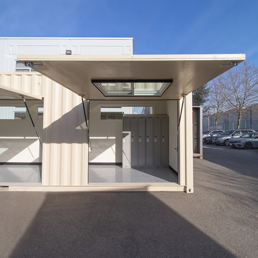 40&rsquo; Art Studio w/Flip up Doors - Container Express Services PTY LTD