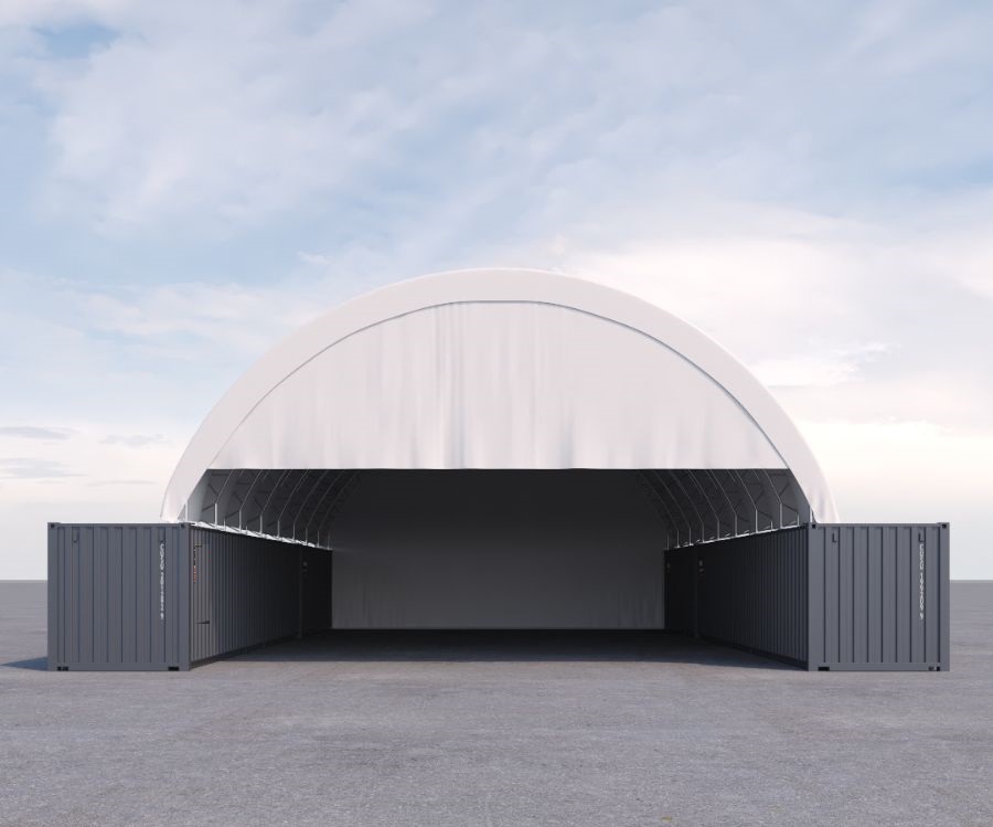 40&rsquo; x 60&rsquo; Container Shelter - Container Express Services PTY LTD