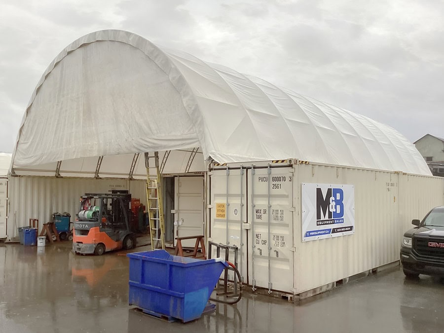 40&rsquo; x 60&rsquo; Container Shelter - Container Express Services PTY LTD