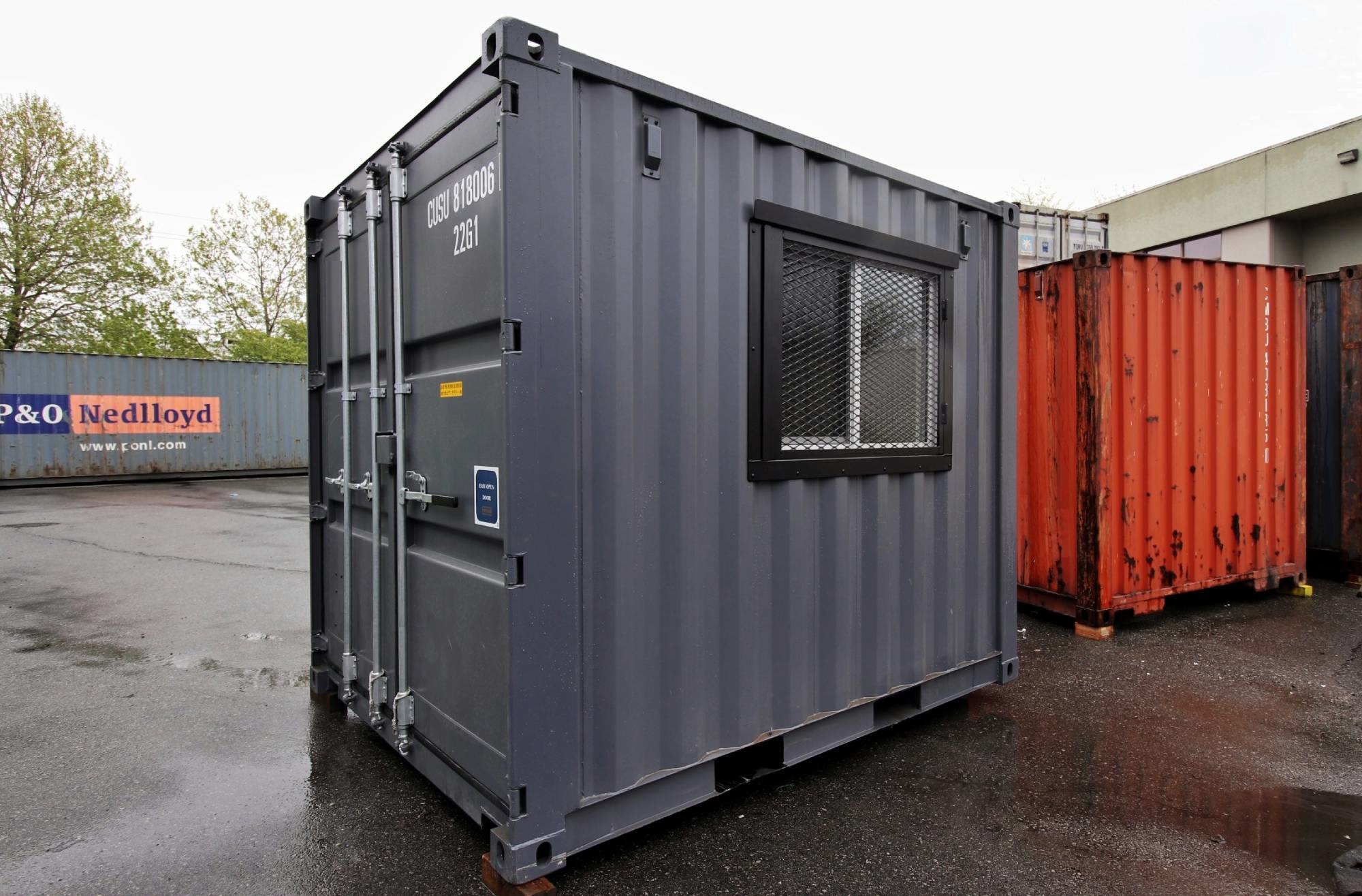 10&rsquo; Office CUBE &ndash; Wood Finished - Container Express Services PTY LTD