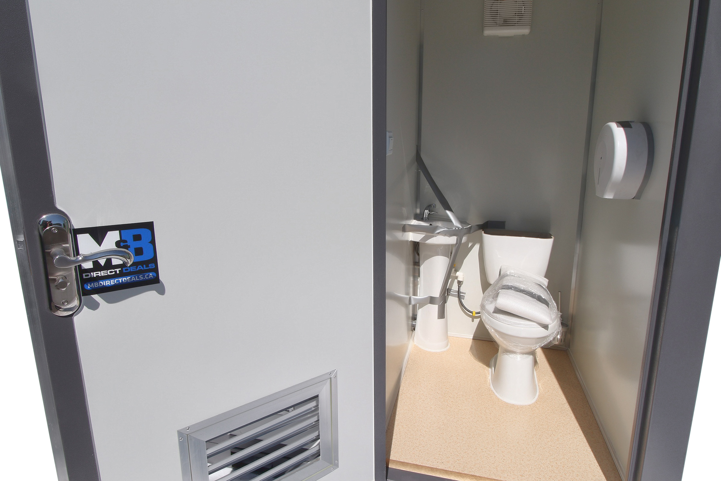 M&B | Double Stall Portable Washroom - Container Express Services PTY LTD
