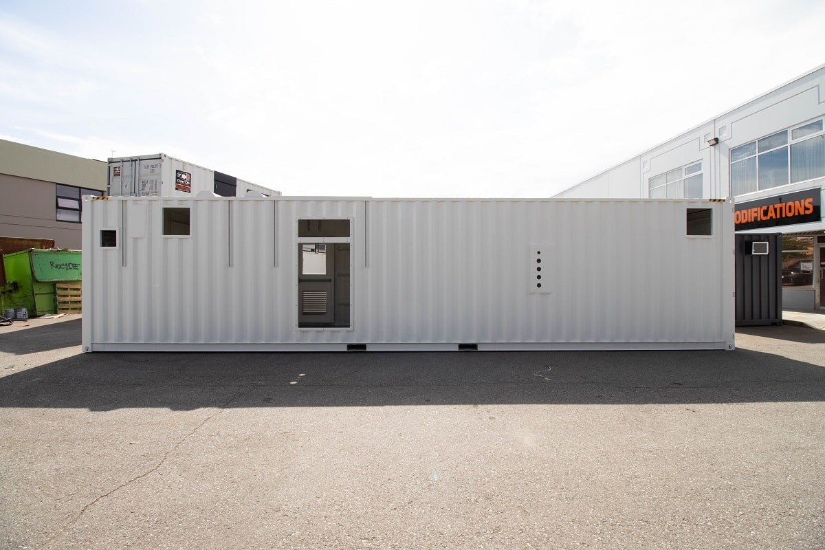 40&rsquo; Custom Mechanical Enclosure - Container Express Services PTY LTD