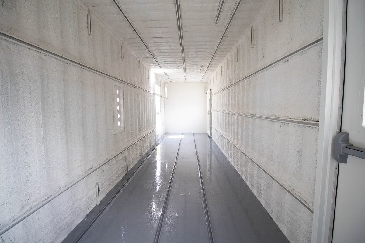 40&rsquo; Custom Mechanical Enclosure - Container Express Services PTY LTD