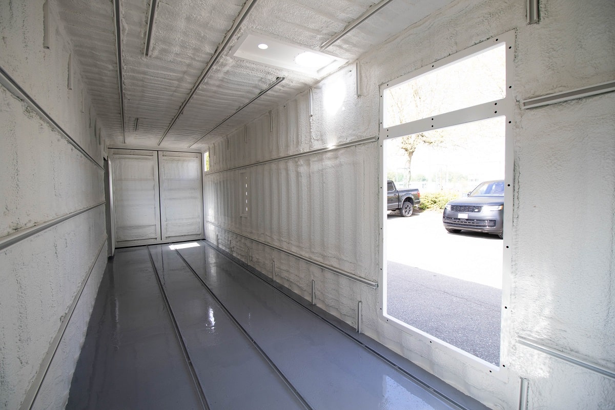 40&rsquo; Custom Mechanical Enclosure - Container Express Services PTY LTD