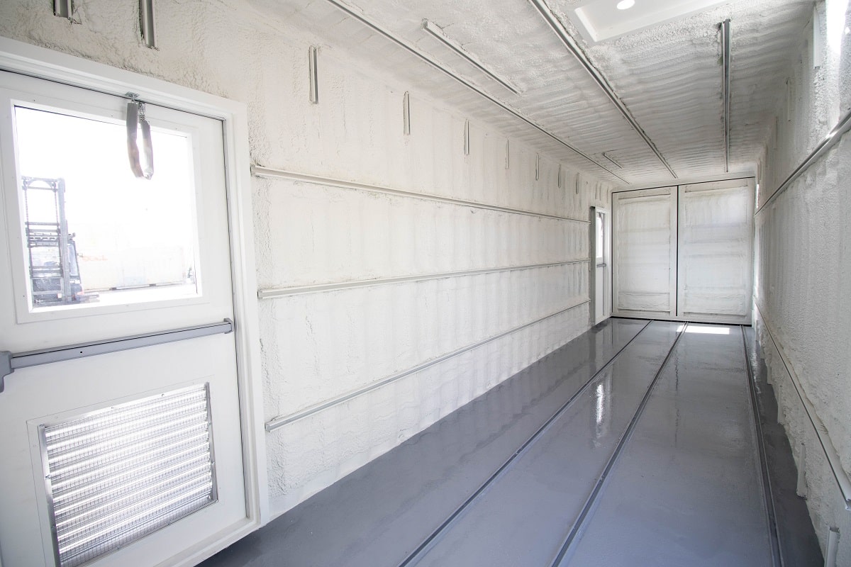 40&rsquo; Custom Mechanical Enclosure - Container Express Services PTY LTD