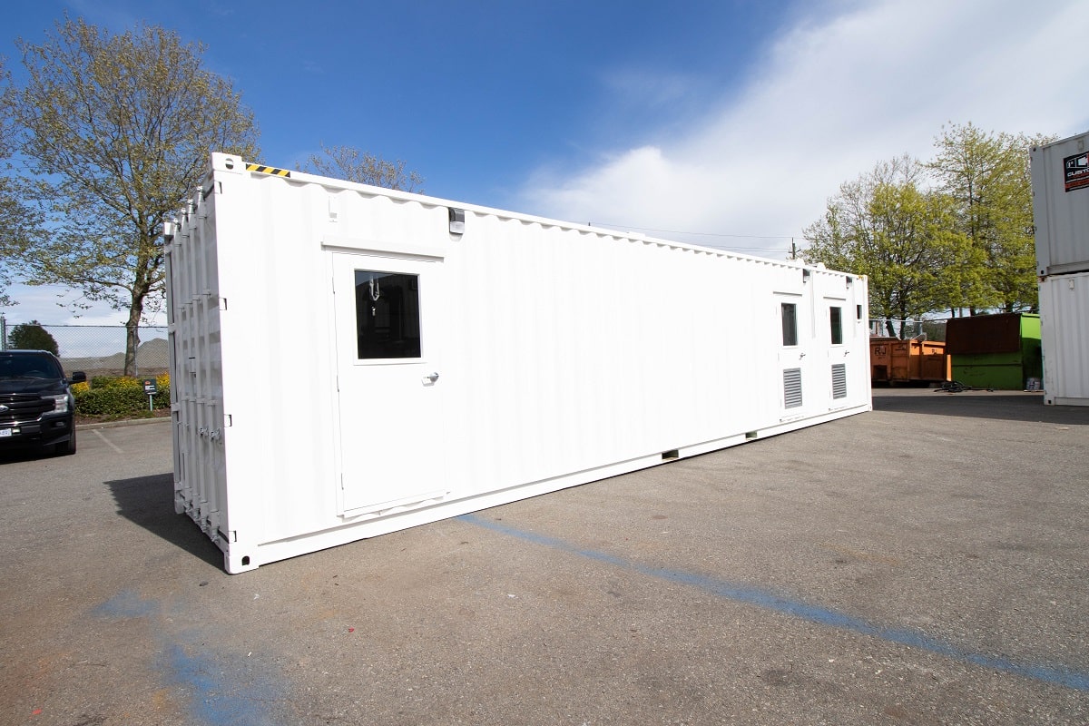 40&rsquo; Custom Mechanical Enclosure - Container Express Services PTY LTD