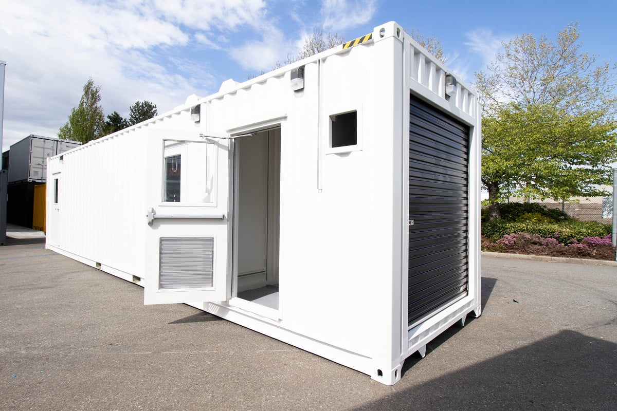 40&rsquo; Custom Mechanical Enclosure - Container Express Services PTY LTD