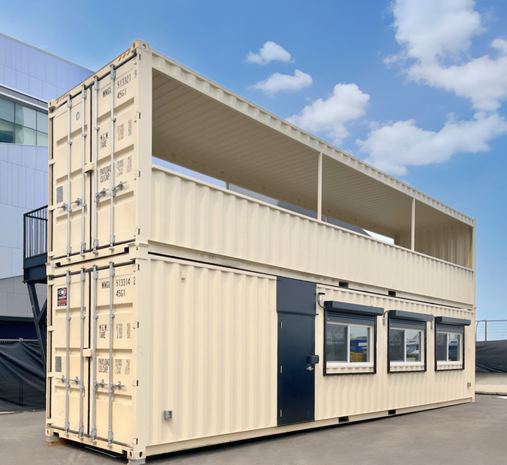 40&rsquo;HC VIP Area with Patio for the Oilers - Container Express Services PTY LTD