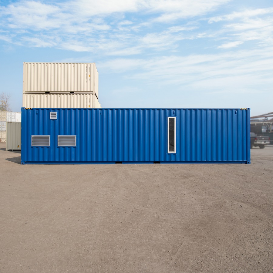 40&rsquo; Custom Equipment Housing Unit - Container Express Services PTY LTD