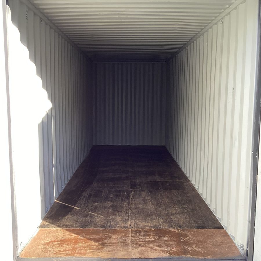 25&rsquo;HC Used Shipping Container (Painted Slate Grey) - Container Express Services PTY LTD