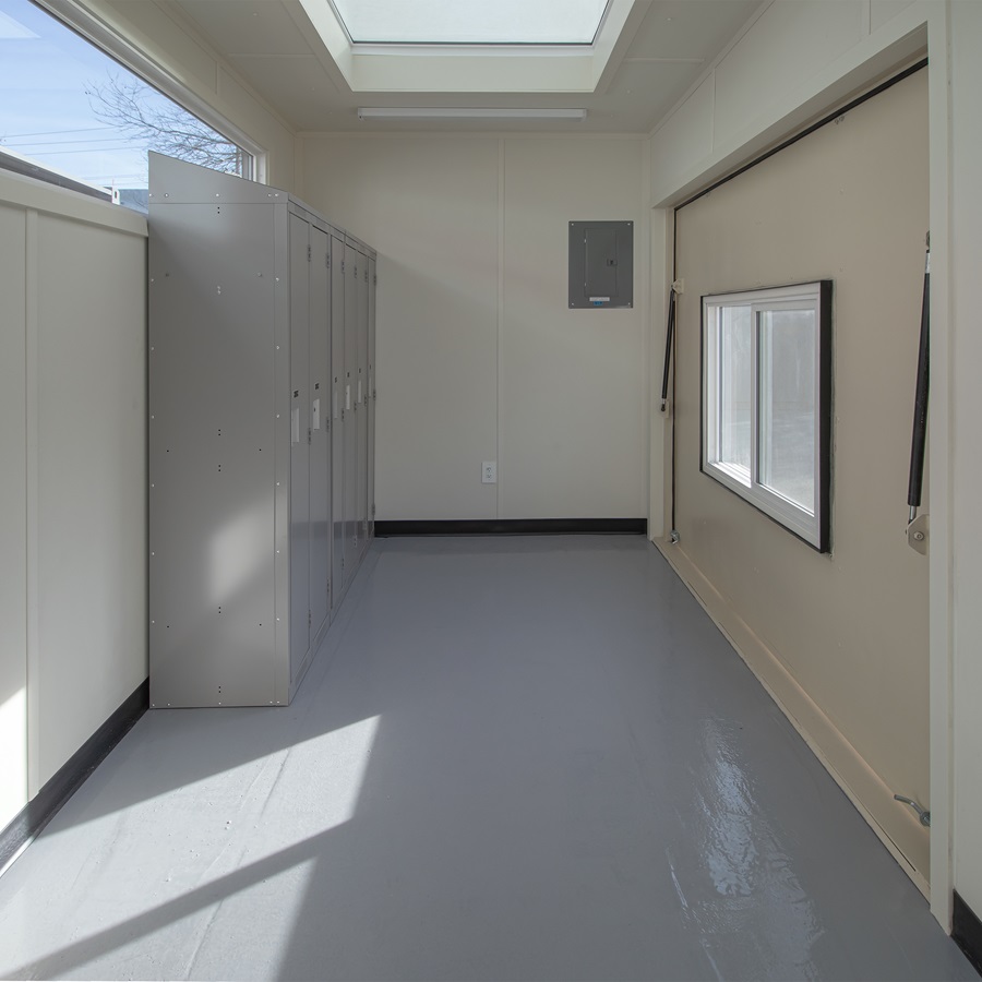 40&rsquo; Art Studio w/Flip up Doors - Container Express Services PTY LTD